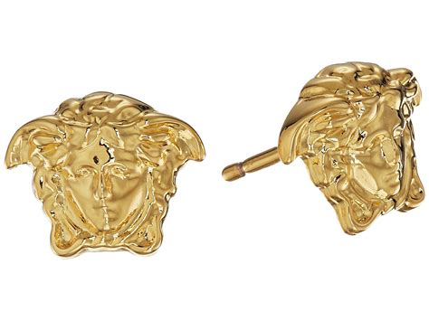 versace ohrringe echt gold|Versace earrings.